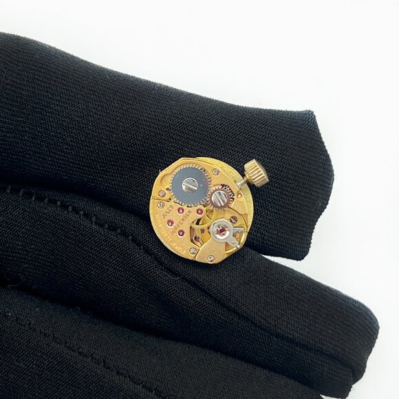 Jules Jurgensen Vintage 14K Gold Diamond Mechanical Watch main image 5